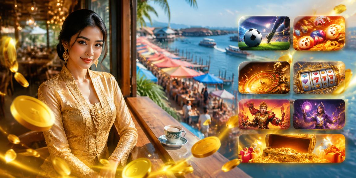 Pengguna Malaysia memainkan slot jackpot dari peranti mudah alih dengan antara muka Melayu