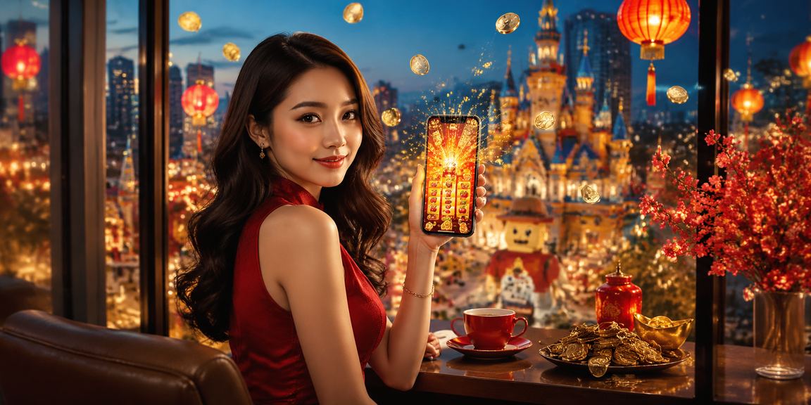 Pemain Malaysia bermain slot jackpot progresif pada telefon pintar mereka